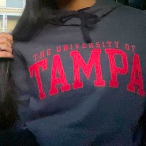 Women’s The University of Tampa Grey Red Hoodie